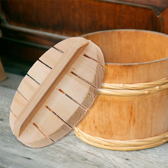 FOMIYES Kitchen Wooden Rice Steamer Bottom Board Beige for Authentic Flavor Cooking