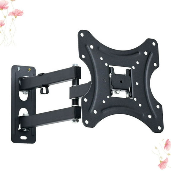 FOMIYES LCD TV Holder for 26 Inches Screens Black Steel Bracket with Rotatable Design