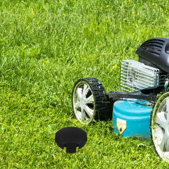 FOMIYES Trimmer Spool Cover Black Abs For Gardeners 2Pcs