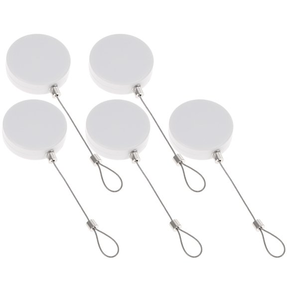 FOMIYES LOLIPPYY 5Pcs Retractable Anti Theft Cable Case for Vr Cable Management with Steel Wire and Self Adhesive