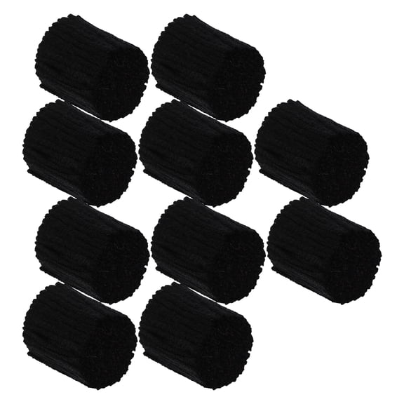 FOMIYES Latch Hook Rug Yarn Acrylic Fiber Black for DIY Crafts Rug Cushion Making