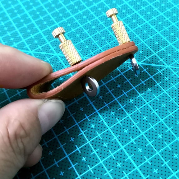 FOMIYES Leather Craft Positioning 4pcs Fixing Leather Edges Lock Hand Sewing Supplies For Leatherworking