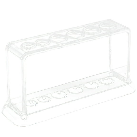 FOMIYES Lightweight Clear Laboratory Tube Rack for Experiment Storage and Easy Liquid Observation