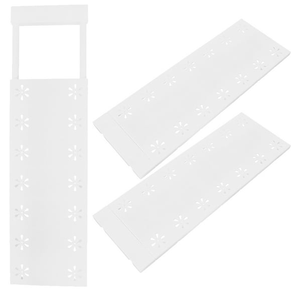 FOMIYES Locker Shelf Organizer 3Pcs Tension Shelf White Abs Pp For Closet