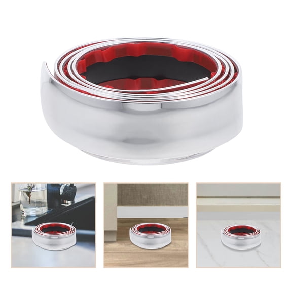 FOMIYES MLINS Peel and Stick Flexible Molding Trim Roll, Adhesive Decorative Strip for Wall, Tile Edges, Easy to Install