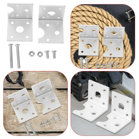 FOMIYES Masteelf 1 Set Kayak Motor Mount Bracket with Fixed Buckle for Portable Canoe Engine Support