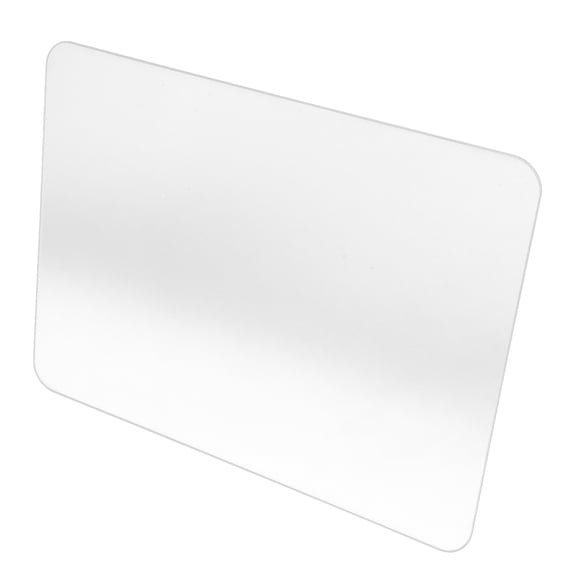 FOMIYES Clear Transparent Mouse Pad for Office and Home Use, 25x20x0.32CM, Non-