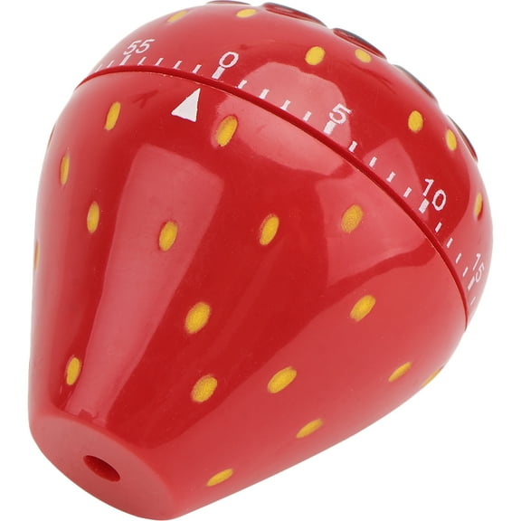 FOMIYES Mechanical Countdown Timer Red Fruit Shape for Home Kitchen Baking and Cooking