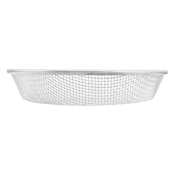 FOMIYES Metal Fire Pit Protective Plated Silver Mesh Cover with Spark Screen for Safe Outdoor Gatherings