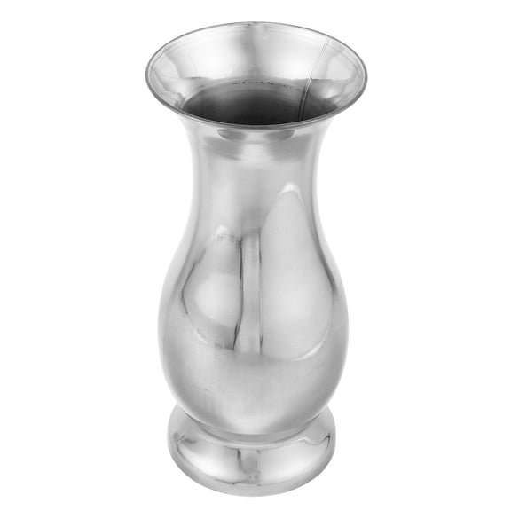 FOMIYES Stainless Steel Vase Plated Silver Modern for Decor Dried Artificial Flowers