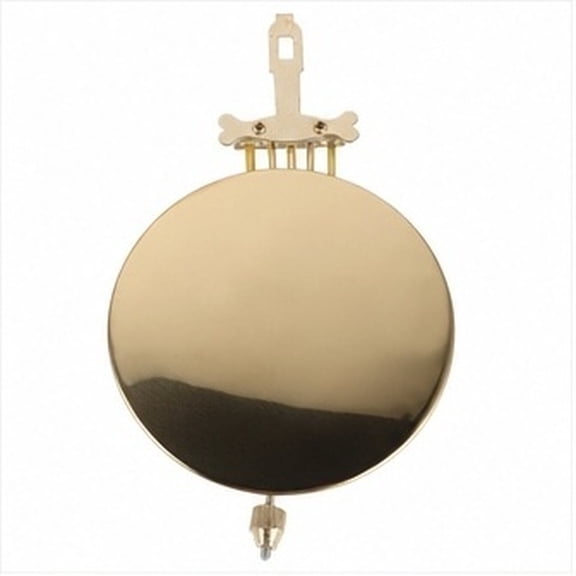 FOMIYES Golden Metal Pendulum for Traditional Wall and Grandfather Clocks Restoration