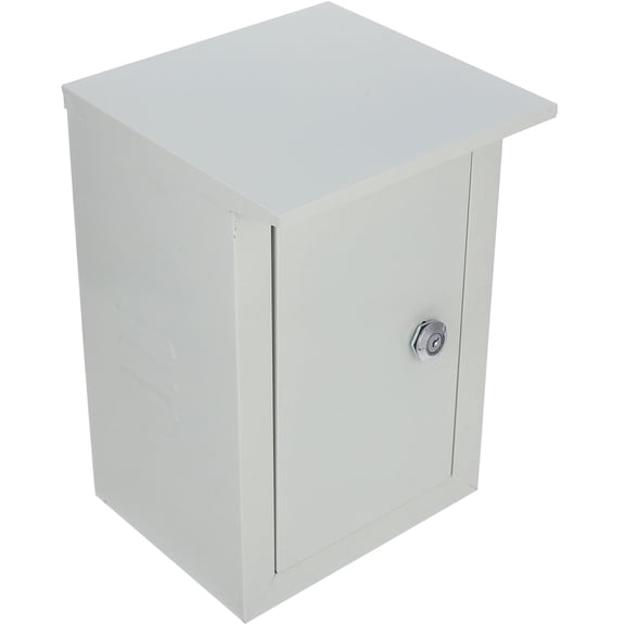 FOMIYES Metal Project Junction Box Beige Surface Mounted Weatherproof for Outdoor Power Needs
