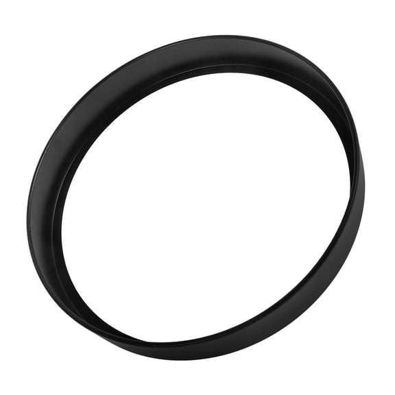 FOMIYES Black Metal Wall Clock Frame, Ultra-Thin, Sleek Decorative Trim, Home and Office Use