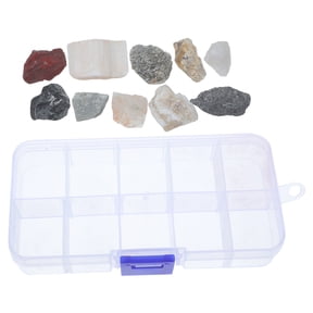 FOMIYES Complete Geology Exploration Kit with Mineral Samples and Organized Storage Box for Educational Use