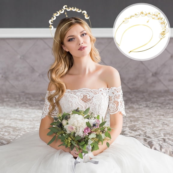 FOMIYES Elegant Hair Band with Detailed Metal Design Stylish Headpiece for Weddings and Formal Occasions