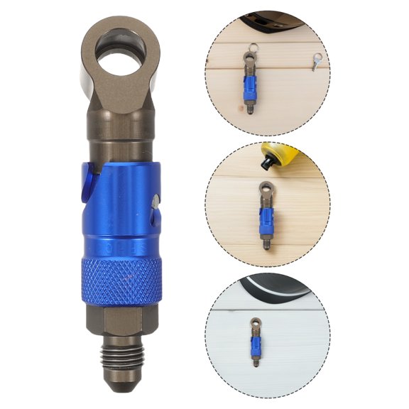 FOMIYES Motorcycle Brake Line Adapter Aluminum Alloy Quick Release Fitting for Fluid Hose Connection