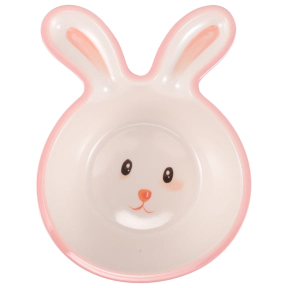 FOMIYES Multi Color Easter Bunny Serving Bowl Creative Animal Shape Snack Dessert Fruit Dish