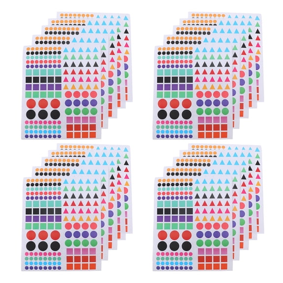 FOMIYES Multi Colored Map Location Marker Stickers Self Adhesive for Travel Planning and Map Marking