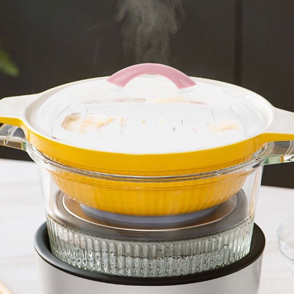 FOMIYES Multipurpose Electric Stew Pot Lid with Air Vent for Controlled Steam Release
