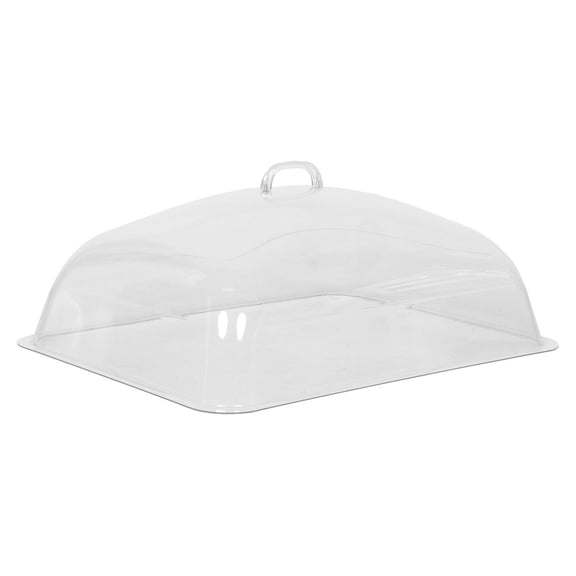 FOMIYES Multipurpose Transparent Plastic Cover for Tray Food Storage and Serving