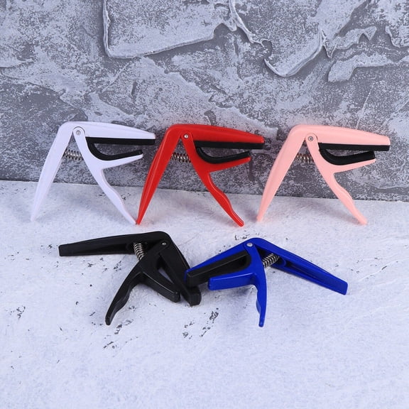 FOMIYES Musical Instrument Accessories Ukelele Capo White Zinc Alloy For Music Practice 1Set