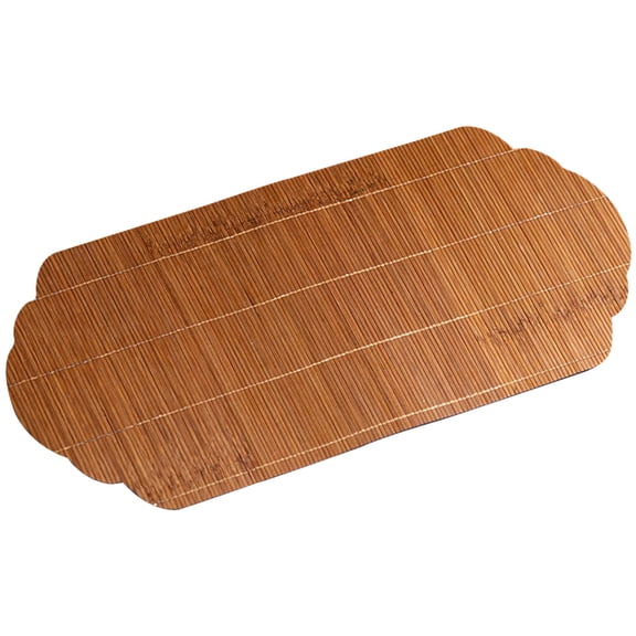 FOMIYES Natural Bamboo Tea Table Runner with Heat Resistant Surface for Home Use