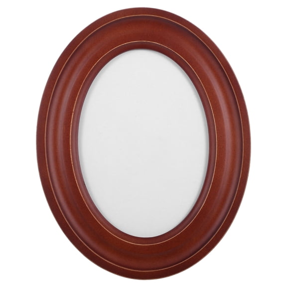FOMIYES Natural Wood Picture Frame Oval Brown Easy Photo Replacement for Stylish Home Decor