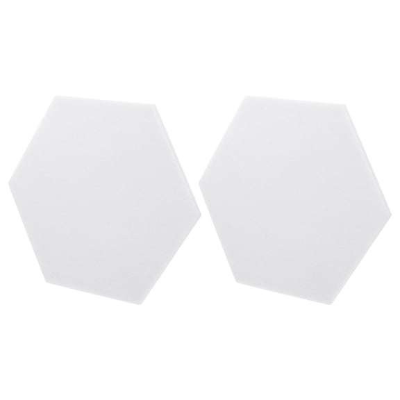 FOMIYES Noise Reduction Panels 2Pcs Acoustical Wall Panels White For Indoor Use Business Owners