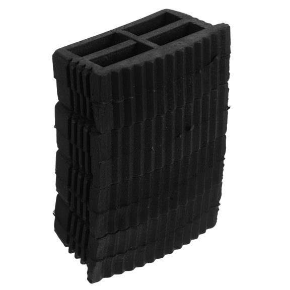 FOMIYES 4Pcs Ladder Foot Security Covers Rubber Non Slip Pads for Ladder Stability and Grip