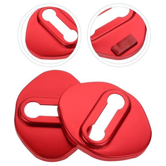 FOMIYES OUNONA 2pcs Automotive Door Lock Pin Cover for Car Interior Decor and Door Replacement Part