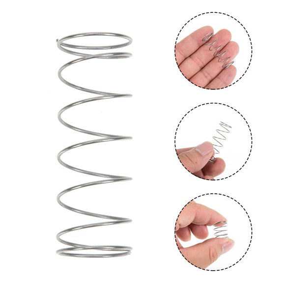 FOMIYES 6-Pack Stainless Steel Trumpet Button Springs Replacement Parts