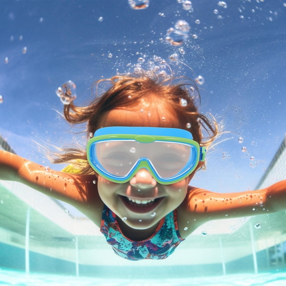 FOMIYES Swimming Goggle Ergonomic Design 1Pack 6.7X2.6X1.6In