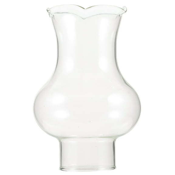 FOMIYES Oil Lamp Glass Lamp Shade Clear Kerosene Lamp Chimney Kerosene Lamp Cover