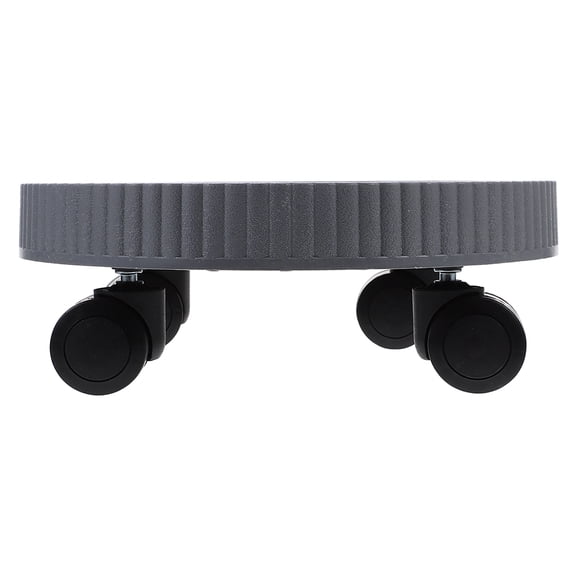 FOMIYES Planter Movable Wheels Plant Tray 1Pack Grey Plastic