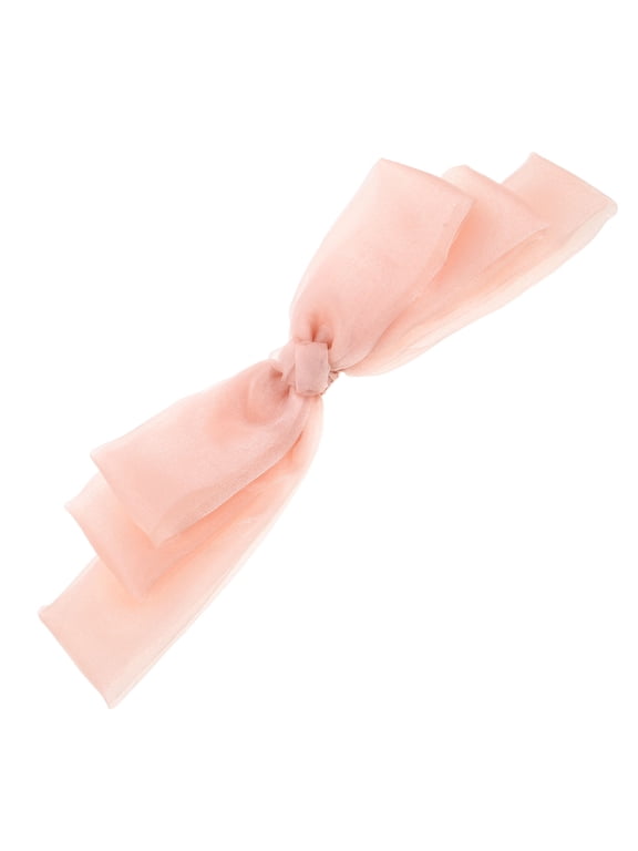 Oversized Pink Bow Hair Accessory - Coquette Look for Bridal and Everyday