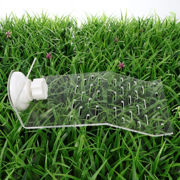 FOMIYES Pet Turtle Platform White Durable Plastic Climbing Slope for Fish Tank Or Aquarium
