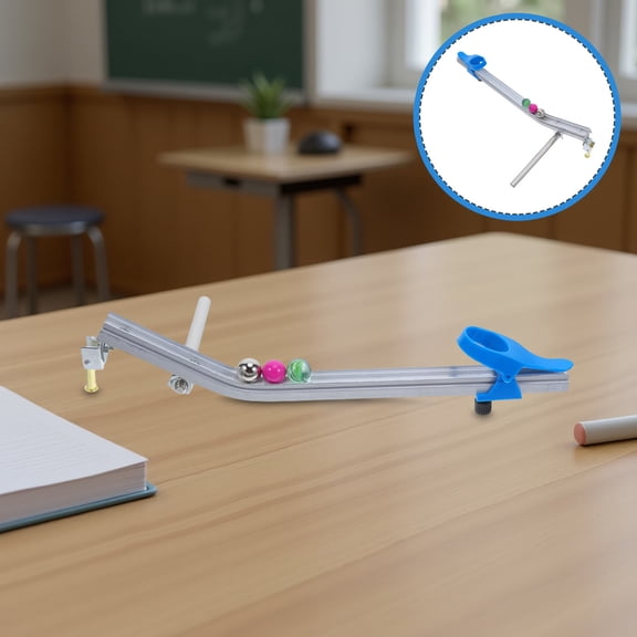 FOMIYES Physics Teaching Equipment with Pendulum Balls for Momentum Conservation Demonstration