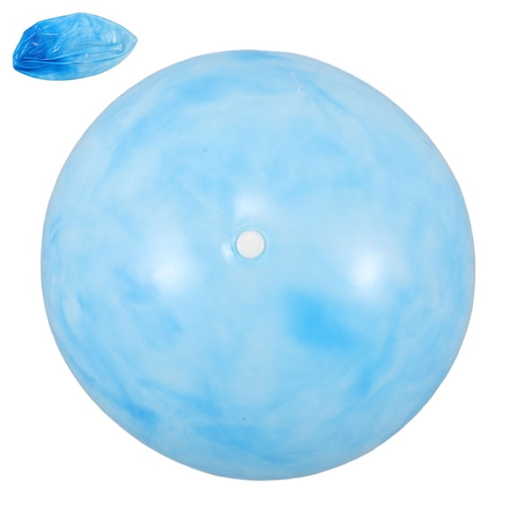 FOMIYES Compact Gym Ball Blue PVC for Balance Stretching and Abdominal Workouts