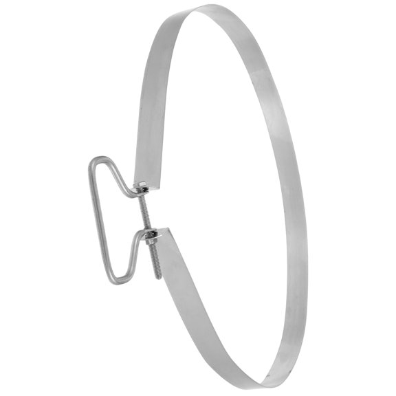 FOMIYES Plated Silver Metal Cutting Board Hoop Ring Clamp for Cooking Board Fixing and Kitchen Use