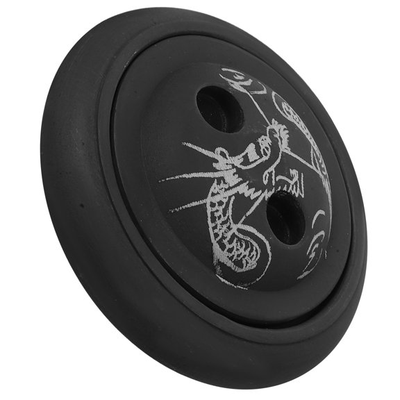 FOMIYES Portable Calligraphy Ink Tray with Lid Black Ink Dish for Writing and Painting