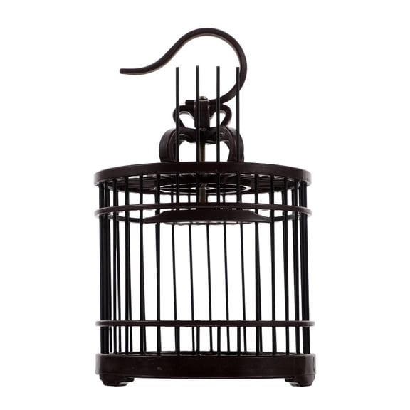 FOMIYES Coffee Plastic Cricket Cage Carrier for Small Pets Reptiles Portable Home Decoration