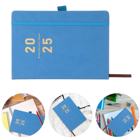 FOMIYES Portable A5 Student Planner Notebook for School, Office, and Home Use - Daily, Weekly, Monthly Organizer and Note Book