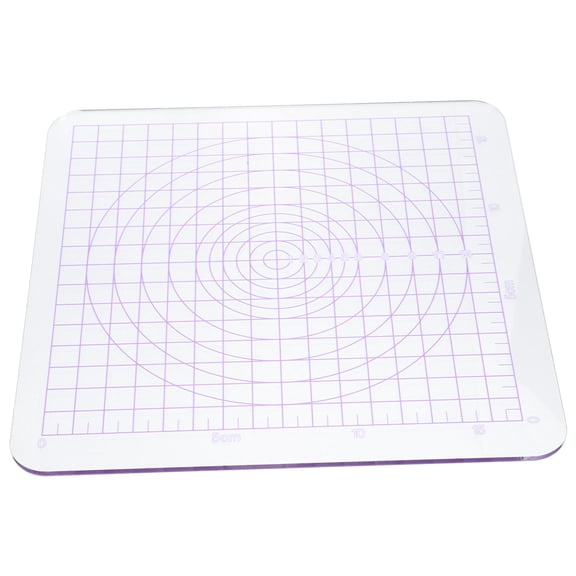 FOMIYES Portable Transparent Clay Pressing Board Acrylic Sheet for DIY Pottery and Modeling Crafts
