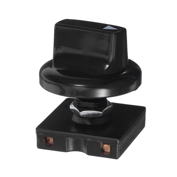 FOMIYES Position Rotary Fan Speed Selector Switch Knob, Black Plastic