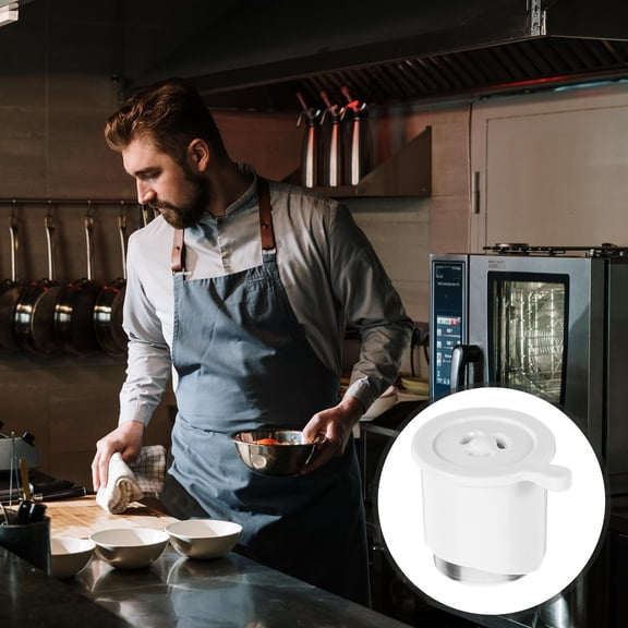 FOMIYES Pressure Cooker Valve Replacement White Stainless Steel and Plastic Safety Relief Valve Accessory