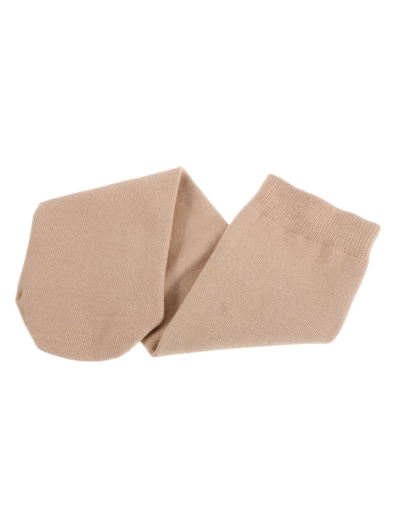 Prosthetic Liner Socks Breathable Cotton Fabric Anti Chafing for Daily Wear Light Yellow