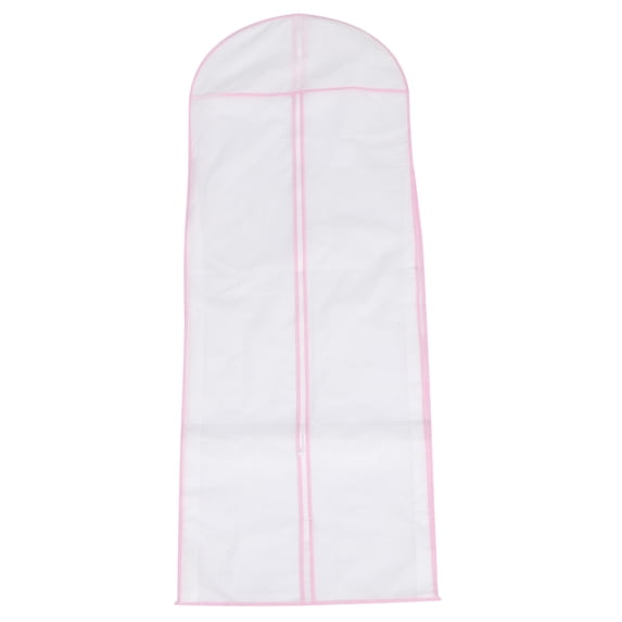 FOMIYES Protective Bag Bridal Gown Garment Cover for Wedding Dress Dust Bride Bridesmaid Pink