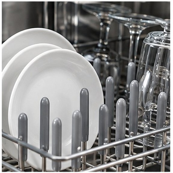 FOMIYES Protective Dishwasher Tip Covers, PVC Caps for Racks and Wire Shelves