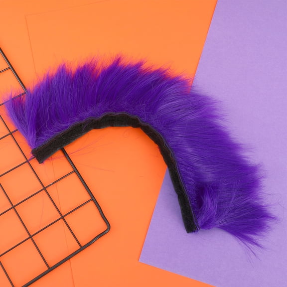 FOMIYES Purple Synthetic Decorative Wig for Cosplay and Party Supplies