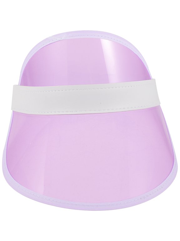 Adjustable Light Visor Hat with Clear Brim Sun Hat One Size